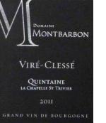 MAGNUM VIRE-CLESSE QUINTAINE CHAPELLE SAINT-TRIVER - DOMAINE MONTBARBON 150CL