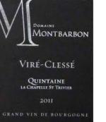 VIRE-CLESSE QUINTAINE CHAPELLE SAINT-TRIVER - DOMAINE MONTBARBON 75CL